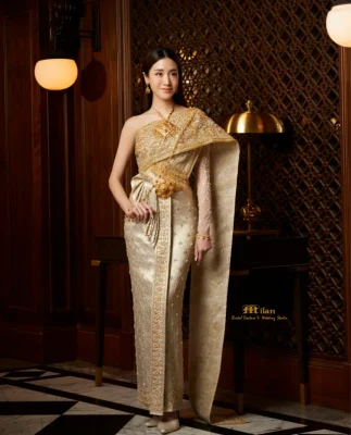 Thai wedding dress Pimmprapa