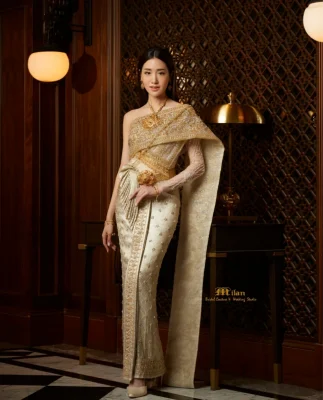 Thai wedding dress Pimmprapa