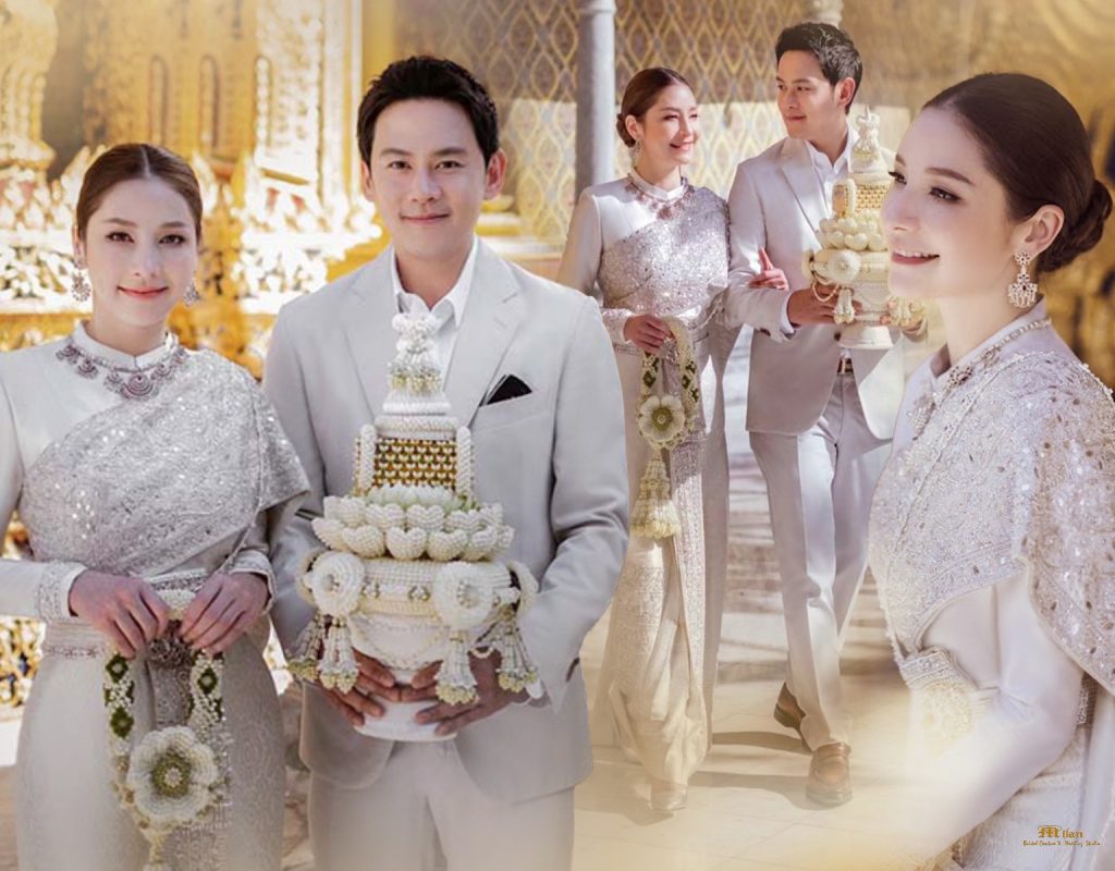 ชุดไทยสำหรับพิธีรับพระราชทานน้ำสังข์ และเข้าวัดพระราชบพิช - ความงดงามที่คู่ควรกับวันสำคัญ