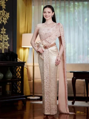 Modern Thai Bridal – Pastel Rose Gold & Champagne