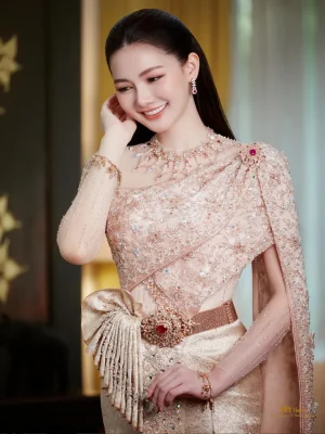 Modern Thai Bridal – Pastel Rose Gold & Champagne