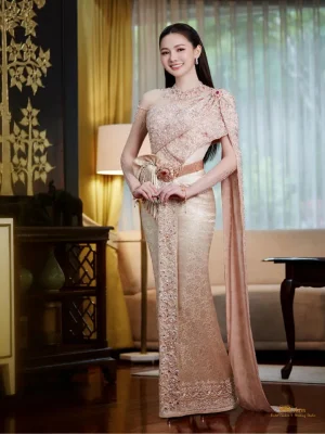 Modern Thai Bridal – Pastel Rose Gold & Champagne
