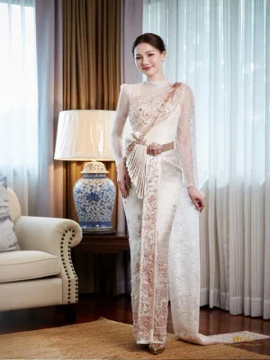 Modern Thai Bridal – Soft Rose-gold Glow